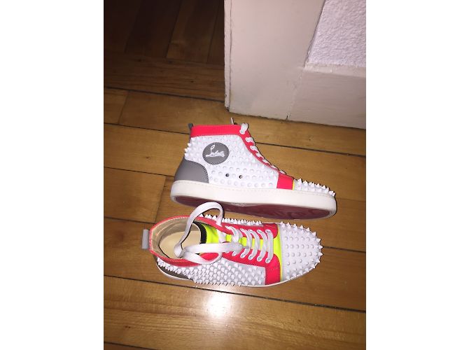 Christian Louboutin Sneakers Louis vitello / Spikes - vista 6
