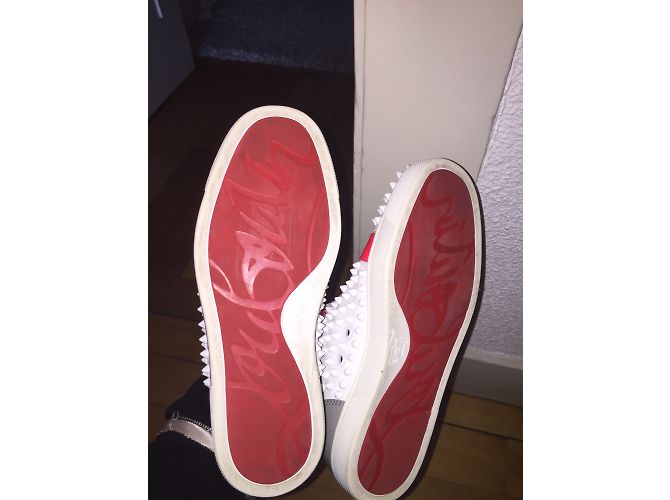 Christian Louboutin Sneakers Louis vitello / Spikes - vista 7
