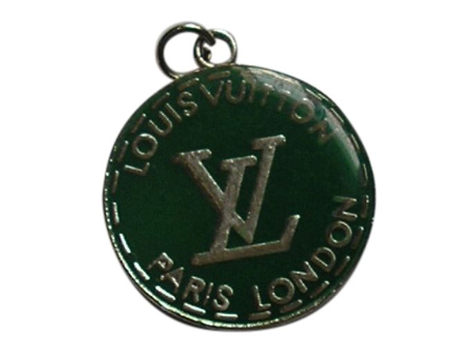 Louis Vuitton Medaillon Anhänger Grün Harz - Ansicht 2
