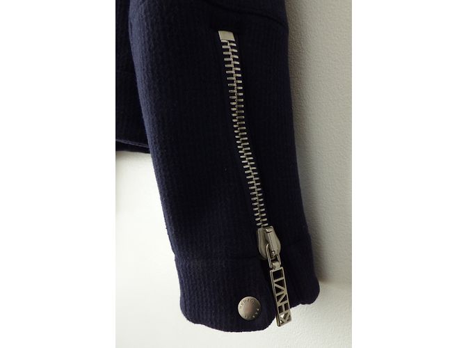 Kenzo Perfecto wool jacket blue - view 14