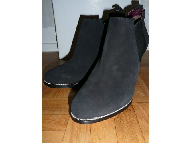 Stivaletti Vanessa Bruno Athe in pelle nera Nero - vista 5