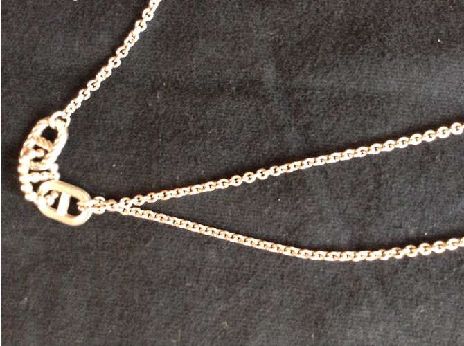 Hermès Lange Halskette Silber - Ansicht 11