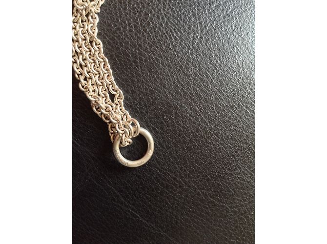 Hermès Lange Halskette Silber - Ansicht 8