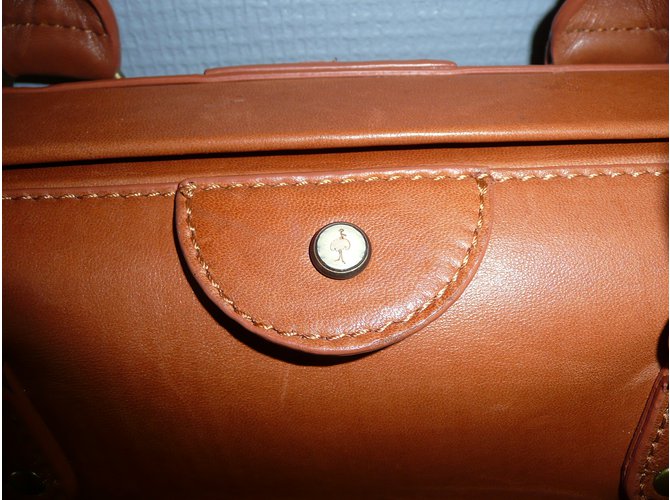 Borsa in pelle One step Caramello - vista 4