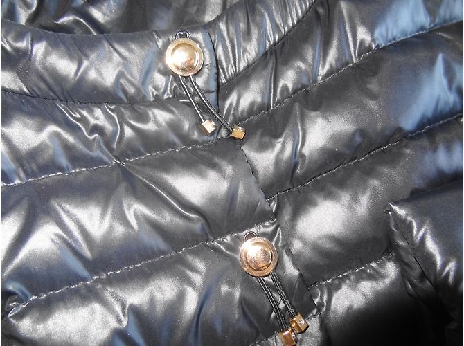La Fée Maraboutée Black Short Coat Polyamide Size 40 - view 2