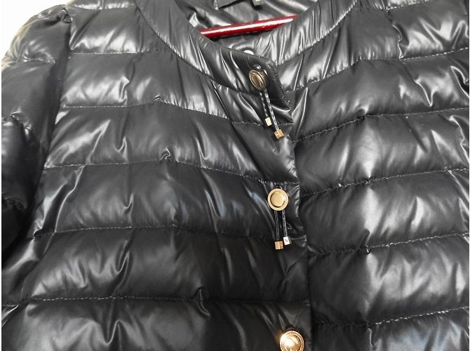 La Fée Maraboutée Black Short Coat Polyamide Size 40 - view 4