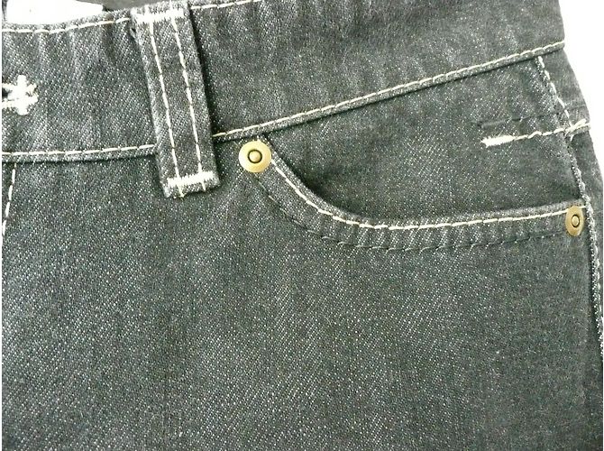 Vaqueros estrechos Vanessa Bruno negros de algodón talla 36 - vista 5