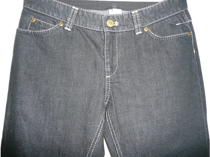 Vaqueros estrechos Vanessa Bruno negros de algodón talla 36 - vista 6