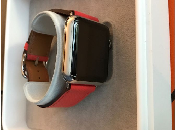 Hermès Apple Watch Hermes Series 1 Plata Rosa - vista 3