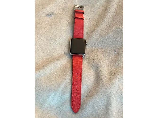 Hermès Apple Watch Hermes Series 1 Plata Rosa - vista 6