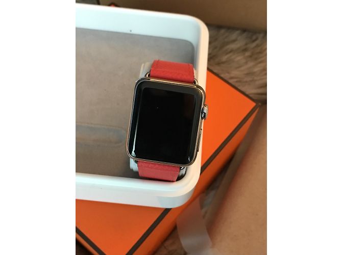 Hermès Apple Watch Hermes Series 1 Plata Rosa - vista 7