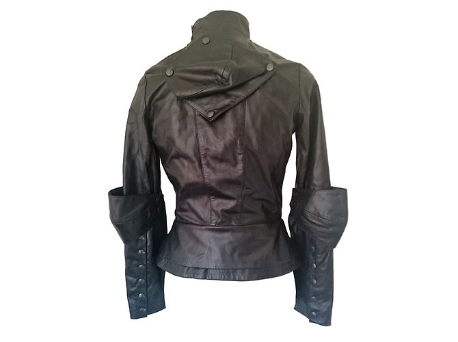 Jc De Castelbajac Lederjacke - Ansicht 2