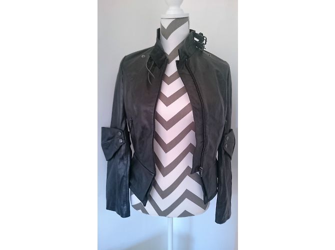 Jc De Castelbajac Lederjacke - Ansicht 3