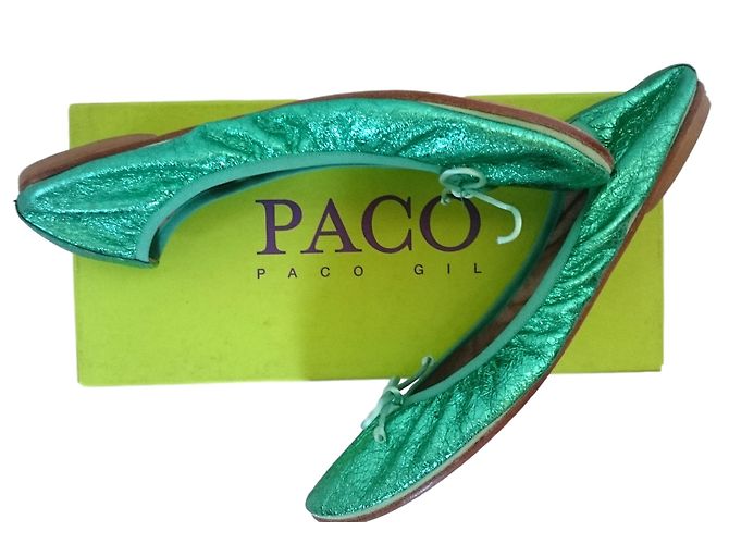 Paco Gil Ballerine Verde - vista 2