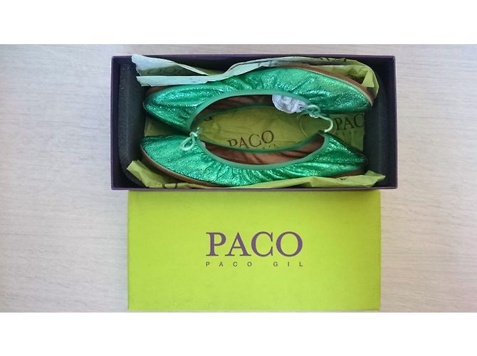 Paco Gil Ballerine Verde - vista 4
