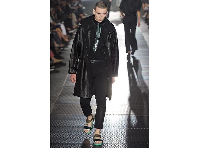 Lanvin abrigo de piel de serpiente - vista 10
