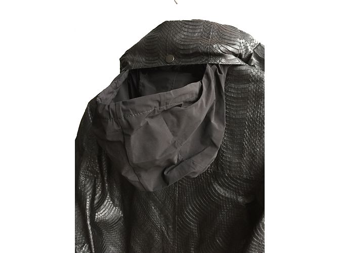 Lanvin abrigo de piel de serpiente - vista 6