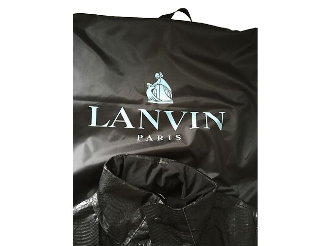 Lanvin abrigo de piel de serpiente - vista 9