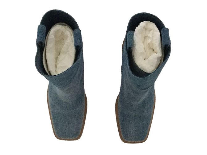 Chanel Stiefeletten Blau - Ansicht 2