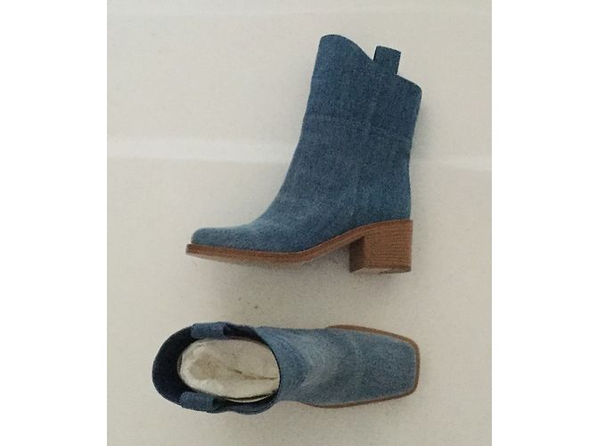 Chanel Stiefeletten Blau - Ansicht 3