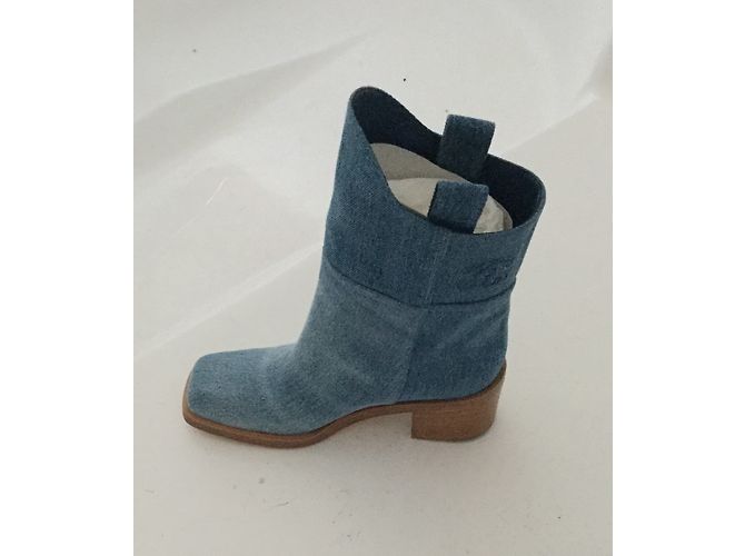 Chanel Stiefeletten Blau - Ansicht 4
