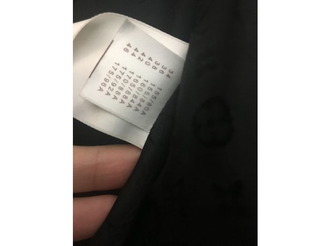 Abrigo Louis Vuitton de lana gris carbón 42 Gris antracita - vista 19
