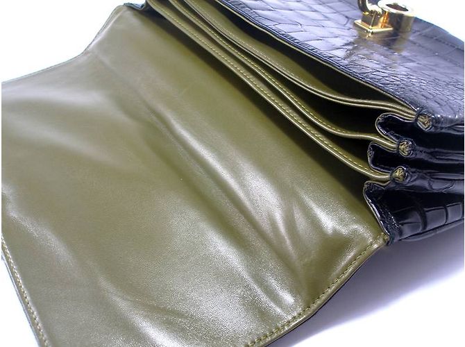 Loewe BORSA CROC SU PALIO DI SU-BLI-ME Nero - vista 14