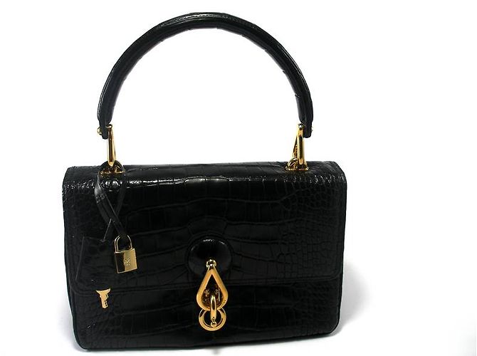 Loewe BORSA CROC SU PALIO DI SU-BLI-ME Nero - vista 17