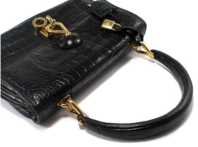 Loewe BORSA CROC SU PALIO DI SU-BLI-ME Nero - vista 7