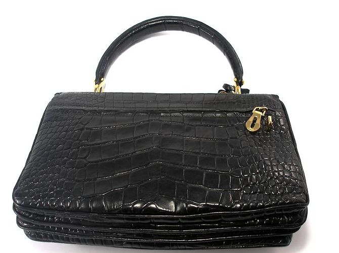 Loewe BORSA CROC SU PALIO DI SU-BLI-ME Nero - vista 8