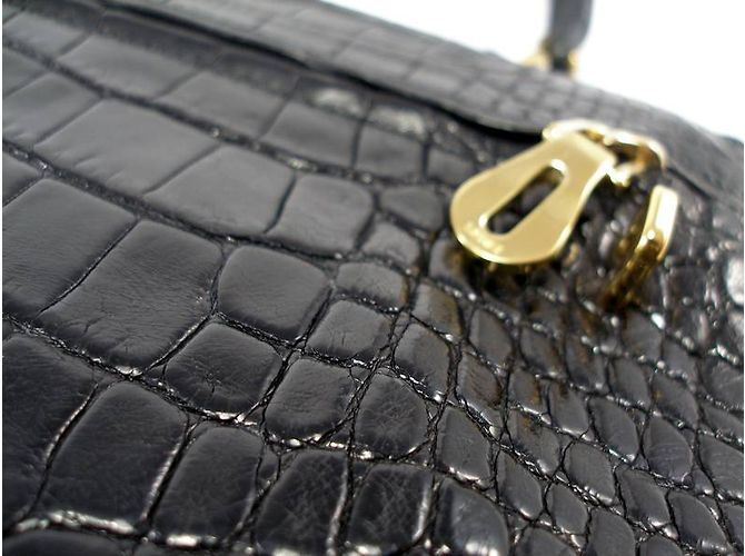 Loewe BORSA CROC SU PALIO DI SU-BLI-ME Nero - vista 9