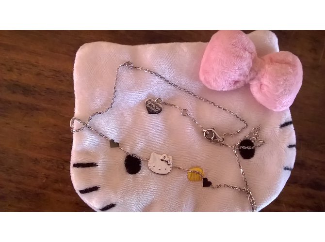 Victoria Casal Collana Hello Kitty Argento - vista 5
