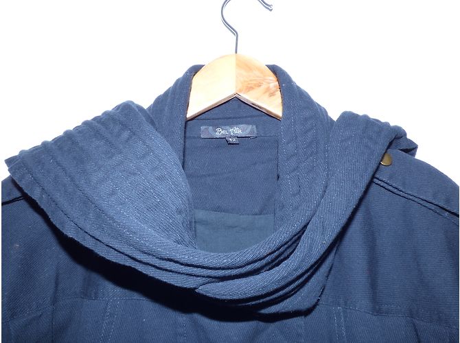Bel Air Jacke aus Baumwolle Dunkelrot Größe 2 Bordeaux - Ansicht 3