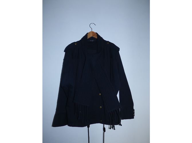 Bel Air Jacke aus Baumwolle Dunkelrot Größe 2 Bordeaux - Ansicht 4