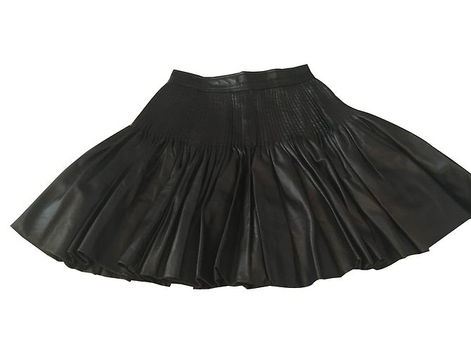 Fendi Lederrock Schwarz - Ansicht 2