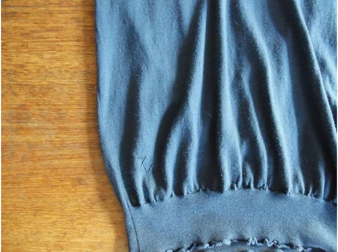 Zadig & Voltaire Grauer Wollpullover mit Totenkopf Motiv L - Ansicht 3