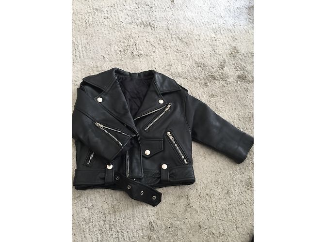 Autre Marque Perfecto en cuir noir garçon 2 ans - vue 4