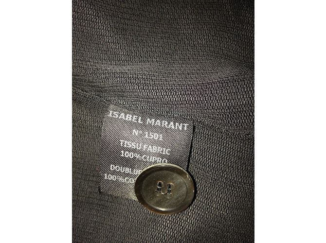 Isabel Marant Etoile Ärmellose Weste aus Baumwolle Schwarz - Ansicht 4
