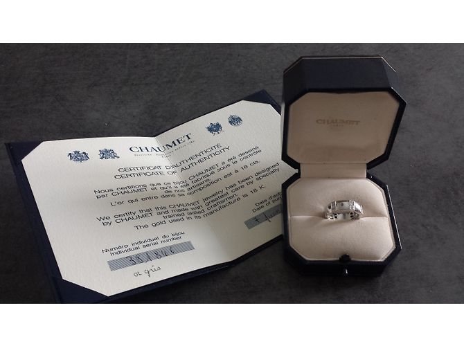 Anello Chaumet Class One in oro bianco e diamanti Argento - vista 11