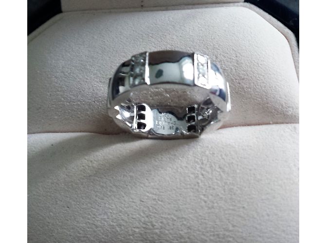 Anello Chaumet Class One in oro bianco e diamanti Argento - vista 4