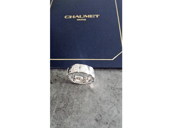 Anello Chaumet Class One in oro bianco e diamanti Argento - vista 5