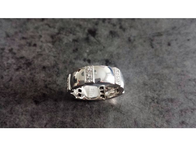 Anello Chaumet Class One in oro bianco e diamanti Argento - vista 6