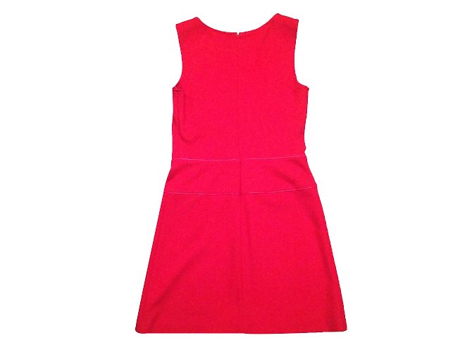 Versace VJC Kleid Rot Viskose - Ansicht 2