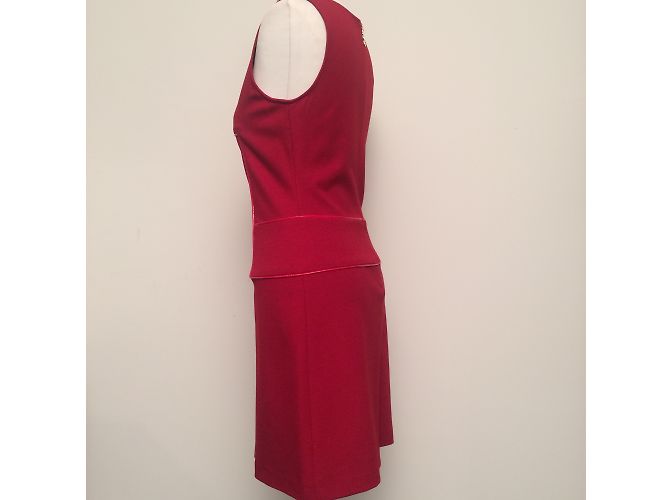 Versace VJC Kleid Rot Viskose - Ansicht 3