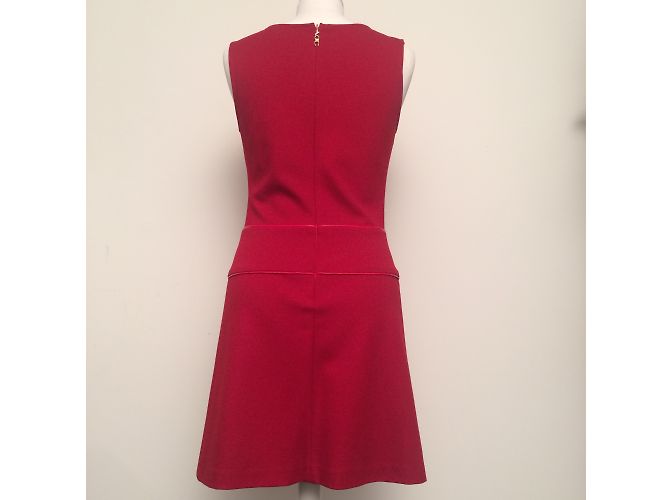 Versace VJC Kleid Rot Viskose - Ansicht 4