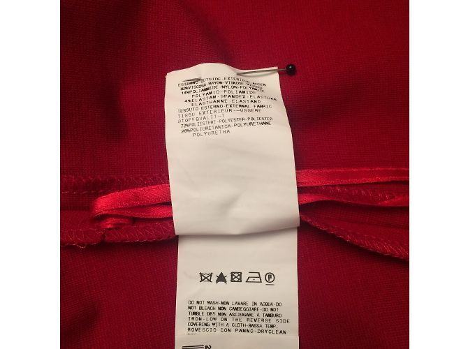 Versace VJC Kleid Rot Viskose - Ansicht 5