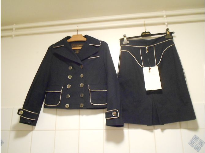 Louis Vuitton Falda elegante Azul - vista 4