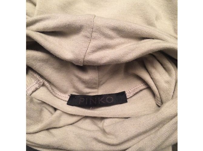 Top túnica asimétrica Pinko taupe - vista 7