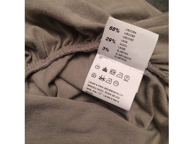 Top túnica asimétrica Pinko taupe - vista 8