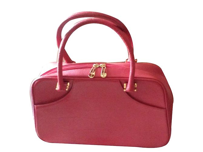 Borsa Mac Douglas in pelle rossa Rosso - vista 2